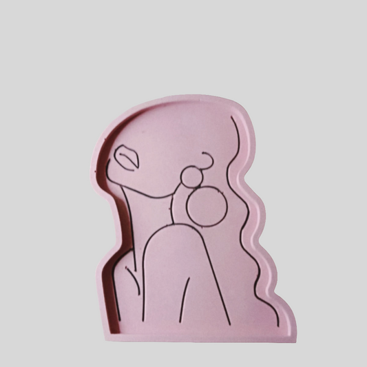 Lady Decorative Tray